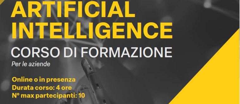 ARTIFICIAL INTELLIGENCE Corso di Formazione per le aziende