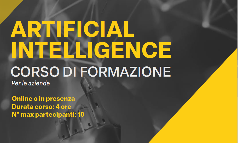 ARTIFICIAL INTELLIGENCE Corso di Formazione per le aziende